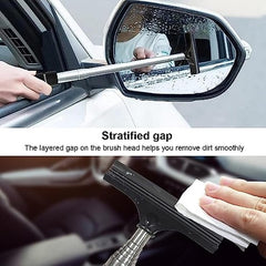 Telescopic Auto Mirror Squeegee Cleaner - Retractable Glass Clean