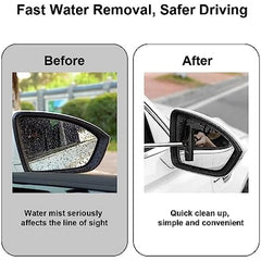 Telescopic Auto Mirror Squeegee Cleaner - Retractable Glass Clean