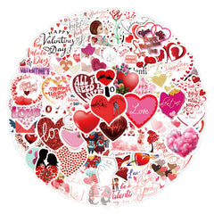 100 Love Stickers Pack Vinyl Waterproof Stickers for Water Bottle Laptop