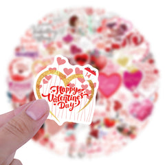 100 Love Stickers Pack Vinyl Waterproof Stickers for Water Bottle Laptop