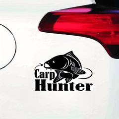 Carp Hunter Vinyl Car Styling Fishing Window Decal Sticker