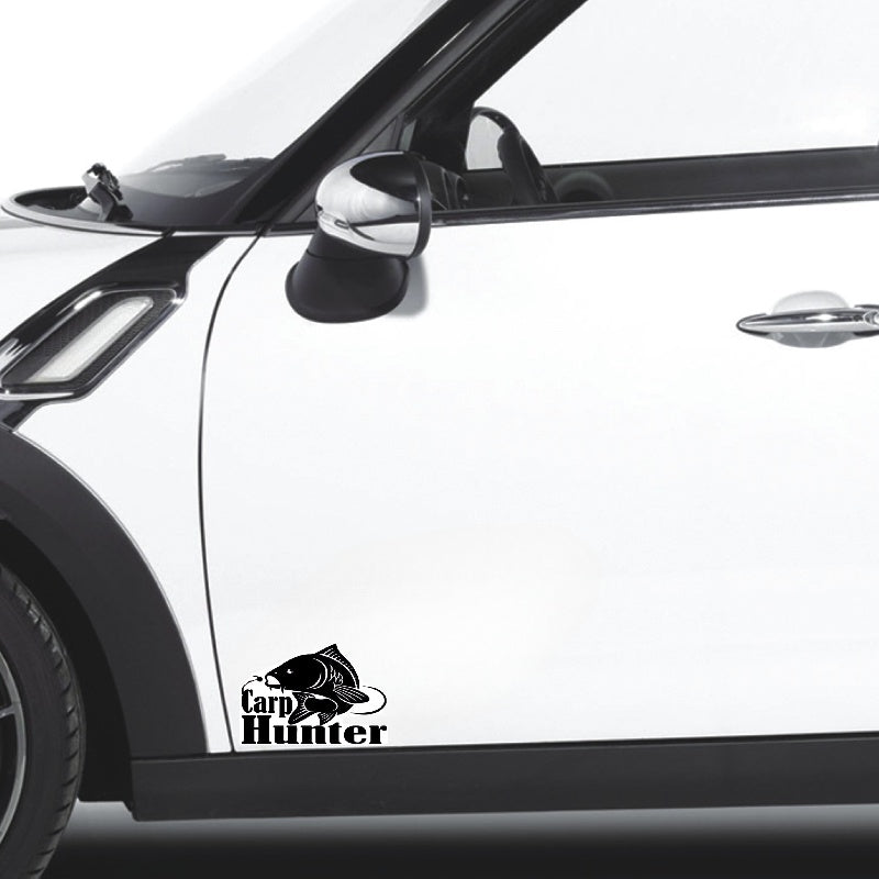 Carp Hunter Vinyl Car Styling Fishing Window Decal Sticker