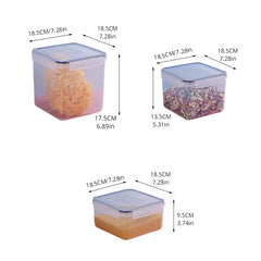 Plastic Sealed Jar with Lid Storage Box for Cereal Rice Pasta Tea Nuts