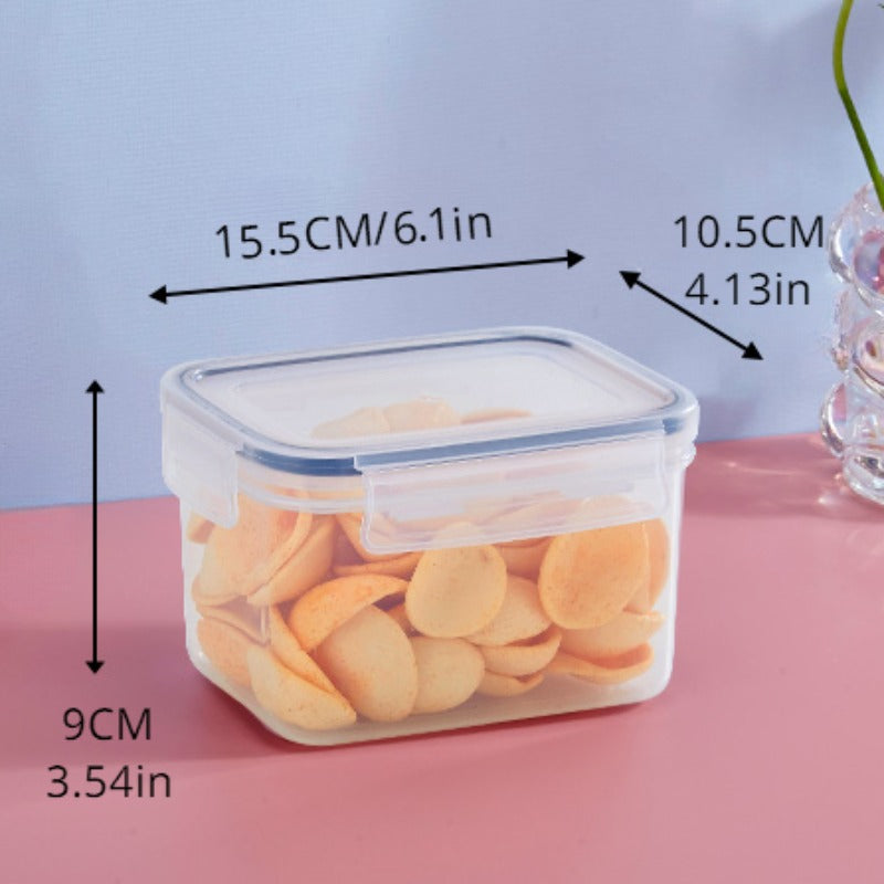 Plastic Sealed Jar with Lid Storage Box for Cereal Rice Pasta Tea Nuts