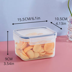 Plastic Sealed Jar with Lid Storage Box for Cereal Rice Pasta Tea Nuts