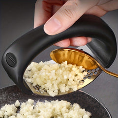 Stainless Steel Garlic Press Rocker Metal Garlic Mincer Kitchen Garlic Chopper