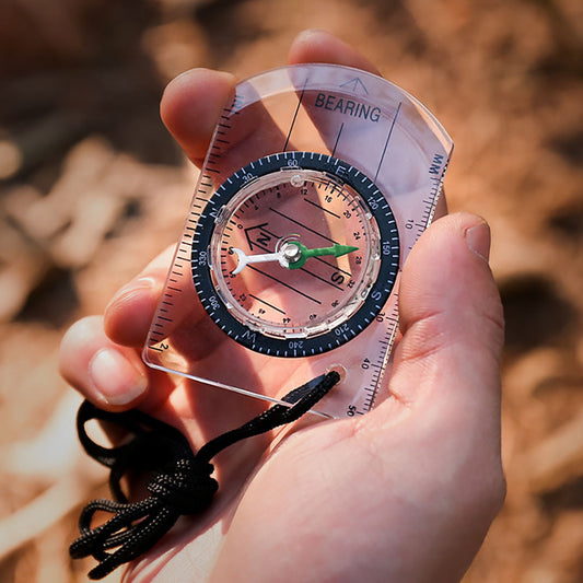 Mini Survival Compass With Lanyard for Outdoor Hiking Camping