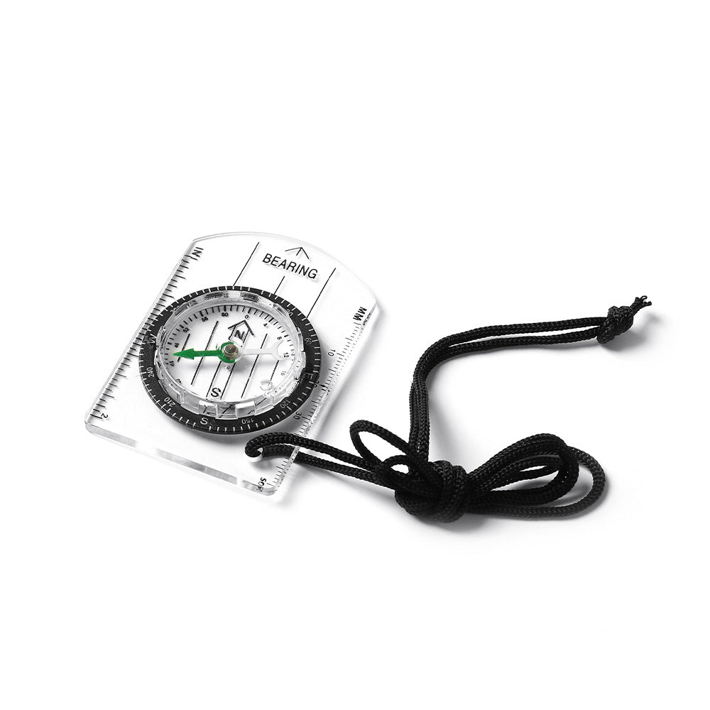 Mini Survival Compass With Lanyard for Outdoor Hiking Camping