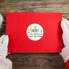 500pcs Christmas Stickers Gift Bag Seal Sticker Labels Navidad Box Decoration
