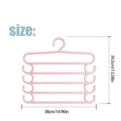 5-Layer Pants Towel Scarfs Racks Storage Organizer