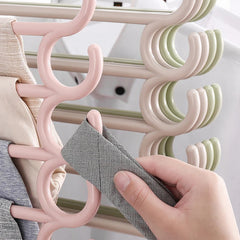 5-Layer Pants Towel Scarfs Racks Storage Organizer