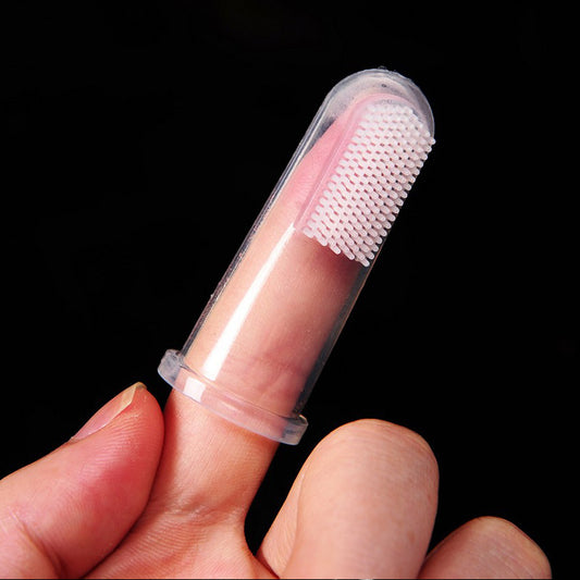 Soft Pet Finger Toothbrushes For Dog & Cat Dental Care