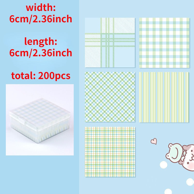 Office Creative Sticky Note Box with Cartoon Paper Tape Roll