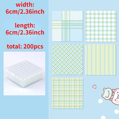 Office Creative Sticky Note Box with Cartoon Paper Tape Roll