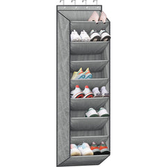 Over The Door Shoe Storage Organizer With Large Deep Pockets