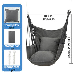Canvas Garden Hanging Hammock Chair Swing Outdoor Camping Dorm