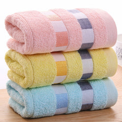 3pcs Soft Cotton Hand Towel Absorbent Face Towel for Home Bathroom