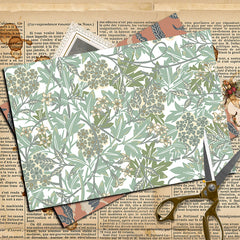 12 Sheets Retro Journal Paper for DIY Background, Gift for Women