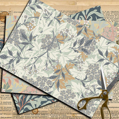 12pcs Large Size Paper Retro Journal For DIY Gift Arts Crafts