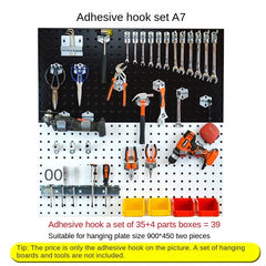39-Piece Garage Hooks Hardware Set for Tools Storage, Excluding Pegboard