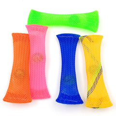 10pcs Fidget Toy Woven Mesh Tube Compression Decompression Adult Decompression