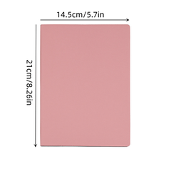 A5 Soft Leather Hardcover Notebook for Students
