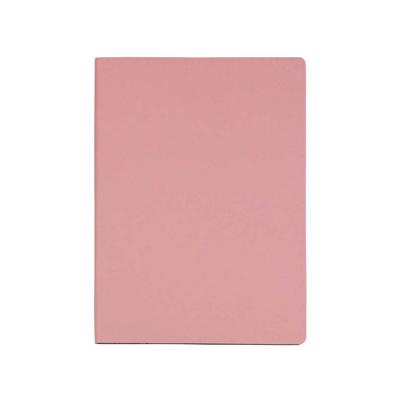 A5 Soft Leather Hardcover Notebook for Students