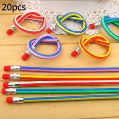 20pcs Metamorphous Pencil Bendable Soft Writing Prize for Students