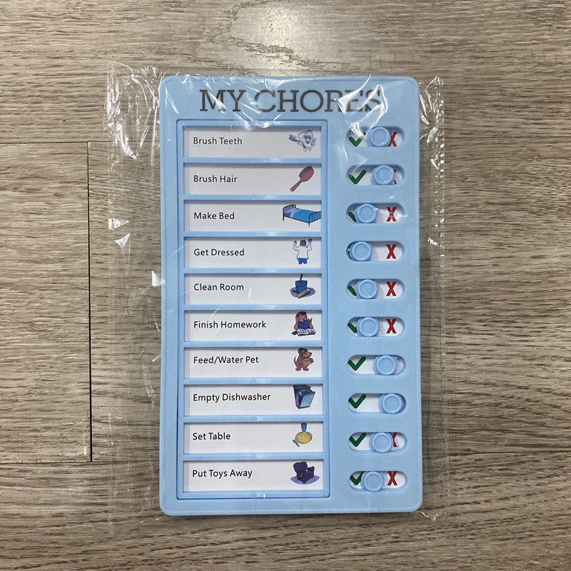 Chore Chart Memo Board Daily Reminder for School Home Office