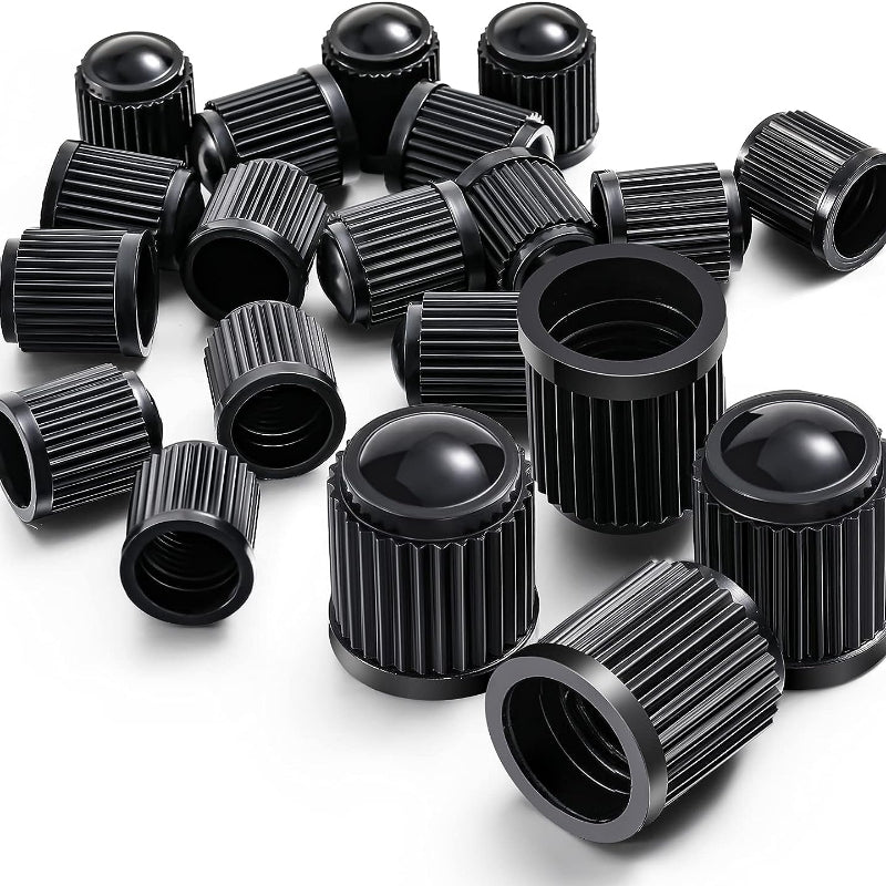 20pcs Valve Dust Caps for Car Motorbike Trucks - Blue Green