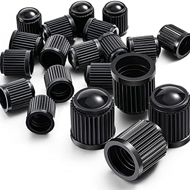 20pcs Valve Dust Caps for Car Motorbike Trucks - Blue Green