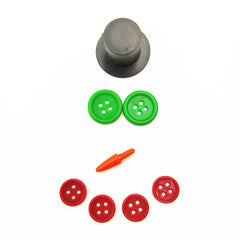 10pcs Interactive Christmas Snowman Toy Set with Accessories