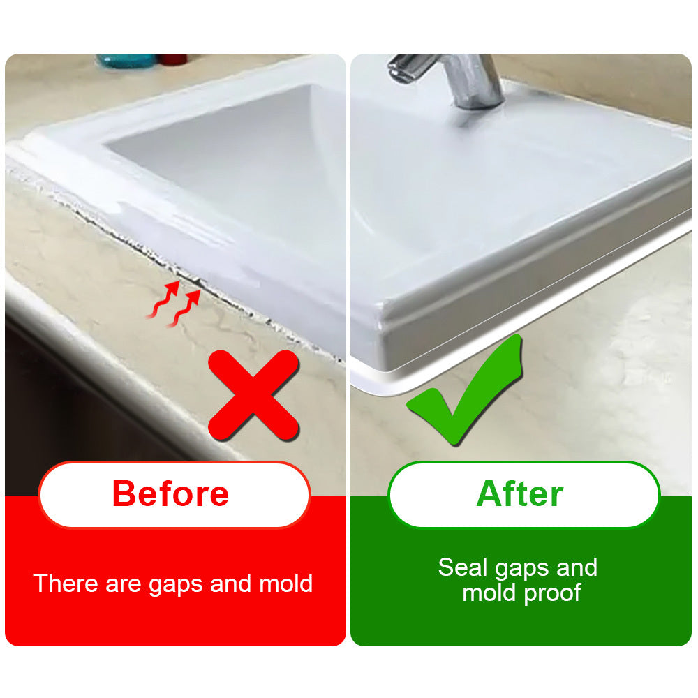 PVC Self Adhesive Waterproof Sealing Tape Strip for Bathroom Kitchen Sink
