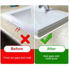 PVC Self Adhesive Waterproof Sealing Tape Strip for Bathroom Kitchen Sink