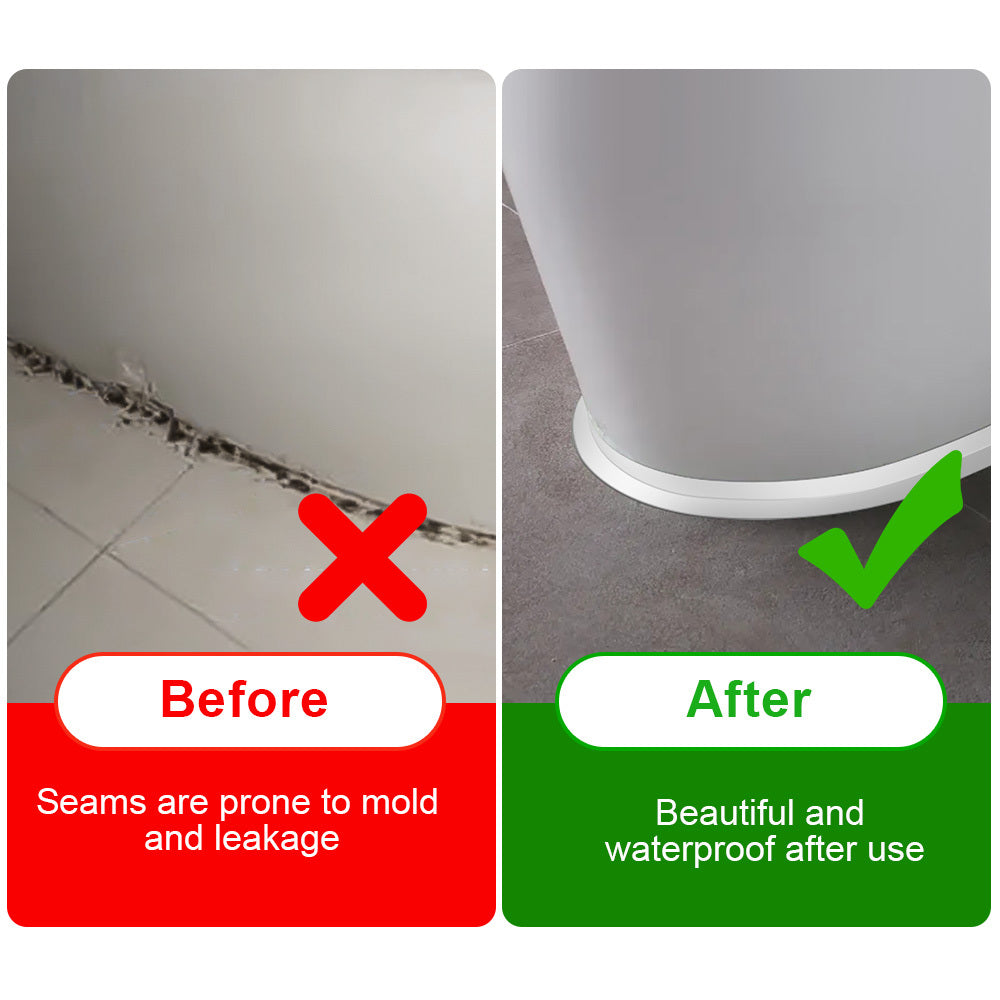 PVC Self Adhesive Waterproof Sealing Tape Strip for Bathroom Kitchen Sink