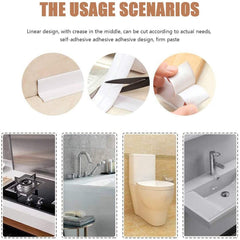 PVC Self Adhesive Waterproof Sealing Tape Strip for Bathroom Kitchen Sink
