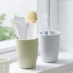 Self Closing Toothpaste Cap Dispenser for Adults - Portable Dustproof Squeezer