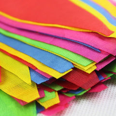 Peabownn Multicolor Flags Colorful Banner Garlands Triangle Shaped Banner
