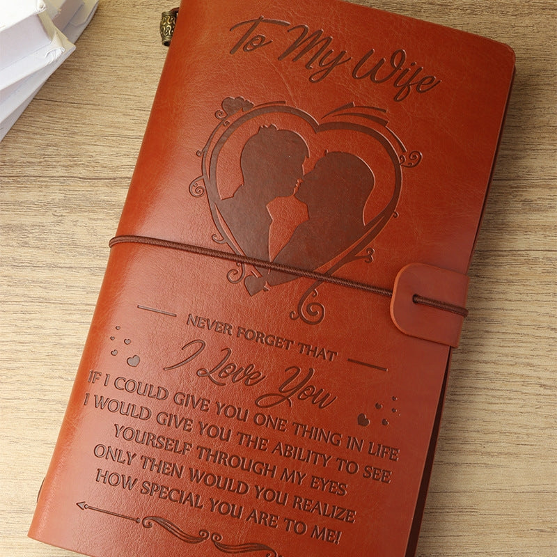 120 Pages Retro PU Leather Diary Notebook Sketch Book