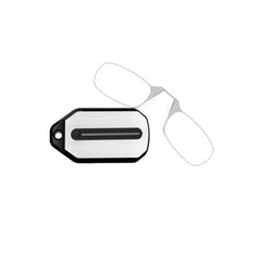 Folding Legless Nose Clip Reading Glasses Keychain Men Women Mini Portable