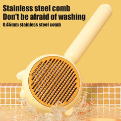 Self Cleaning Pet Hair Removal Comb Slicker Brush