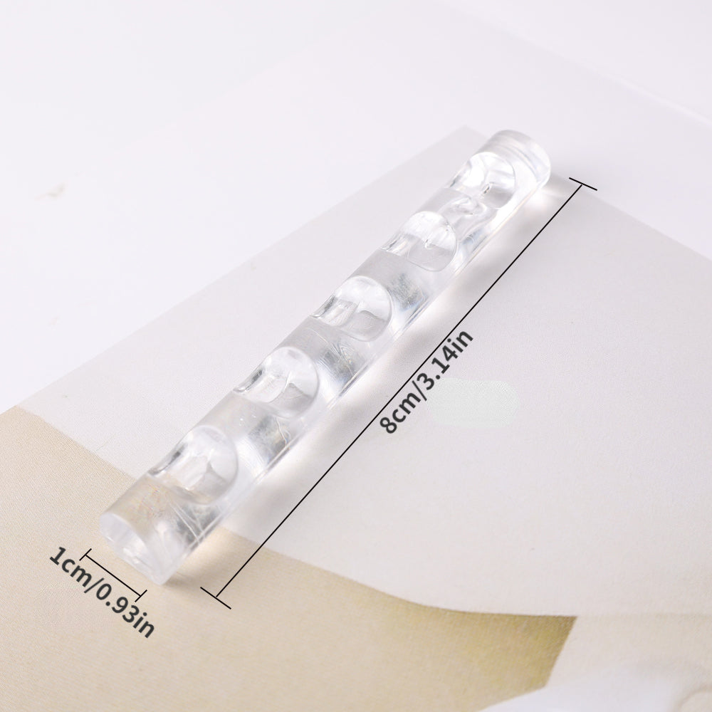 5 Slot Transparent Brush Rack Acrylic Display Holder
