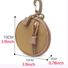 Waterproof Tactical Bag Key Coin Pouch Earphone Case