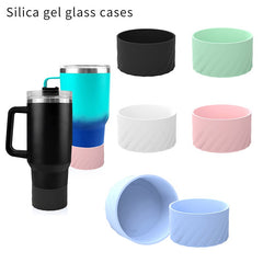 Silicone Cup Cover For 20Oz 30Oz 40Oz Tumbler Reusable Non-slip Cup Bottom Cover