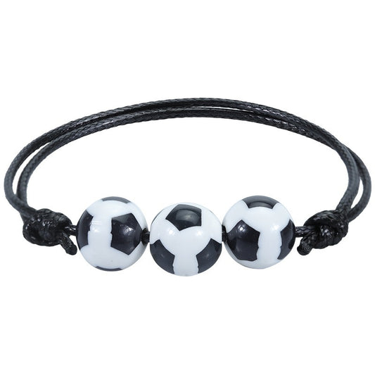 12pcs Sports Style Adjustable Bracelets for Football Volleyball Basketball Rugby
