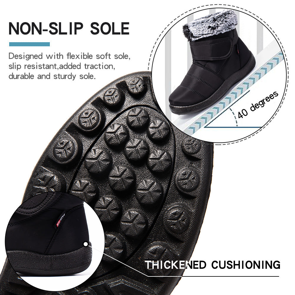 Women's Waterproof Snow Boots Fleece Lining Thermal Ankle Boots