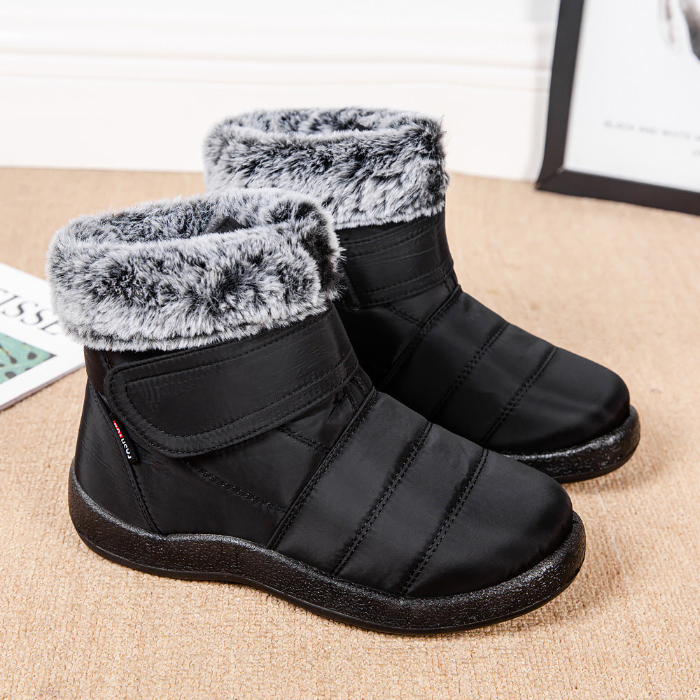 Women's Waterproof Snow Boots Fleece Lining Thermal Ankle Boots