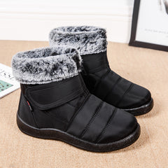 Women's Waterproof Snow Boots Fleece Lining Thermal Ankle Boots