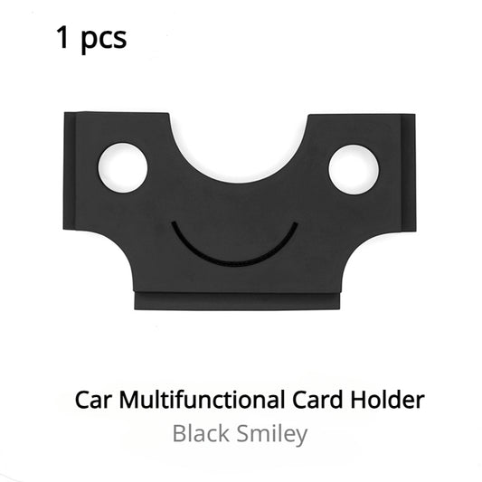 Car Multifunctional Card Holder Sticky Business Ticket Holder