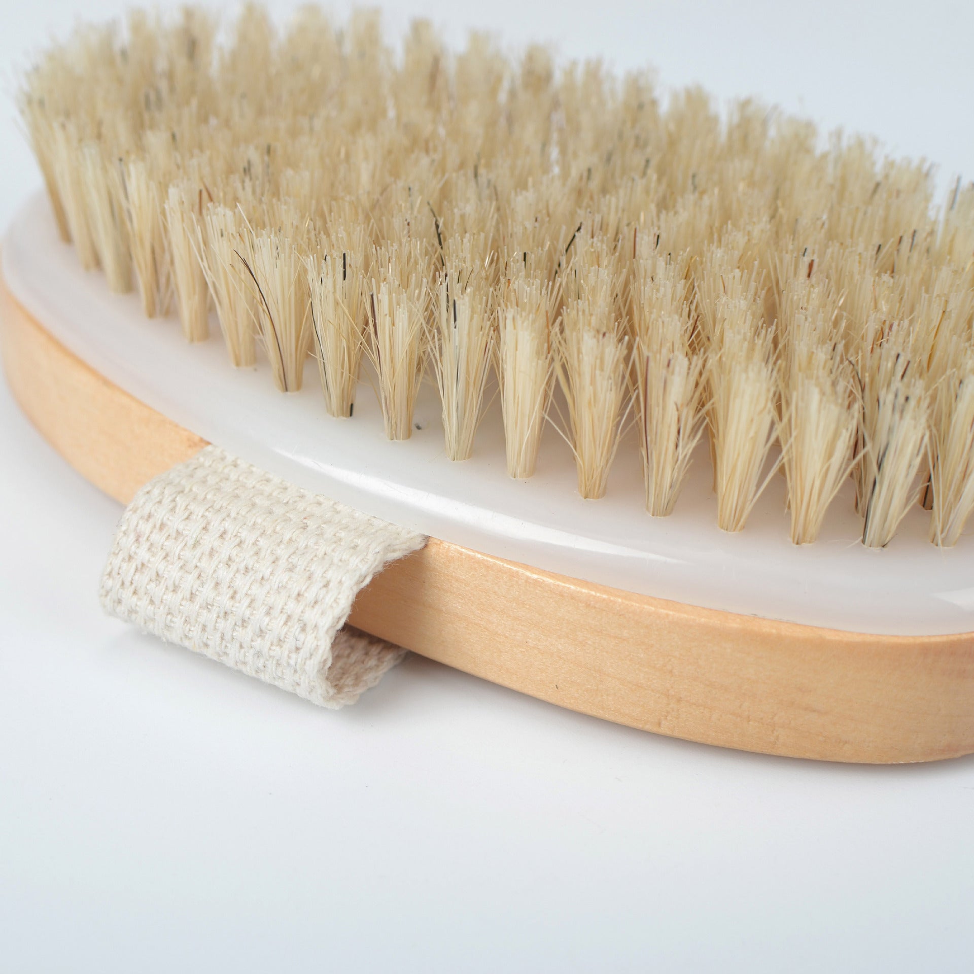 2pcs Wooden Bath Body Brush Natural Bristle Soft Scrubber